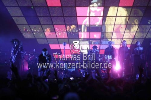 Britische Band Gorillaz gastiert im Rahmen des Electronic Beats Festival auf ihrer 